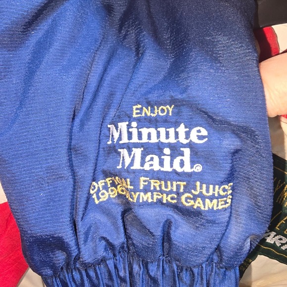 Vintage Starter 1996 Atlanta Olympic Games USA Windbreaker Jacket Mens - Picture 7 of 11